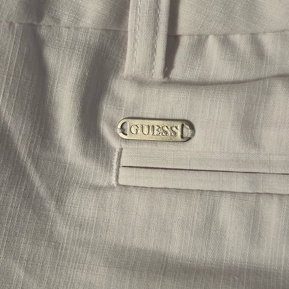 White dressy shorts by Guess size 28 🤍 - Picture 8 of 9